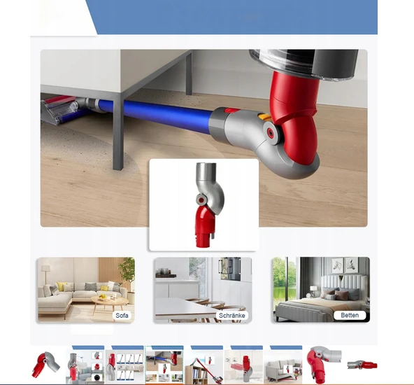 srfn ticaret Dyson V8 Uyumlu Mobilya Adaptörü - Resim 5