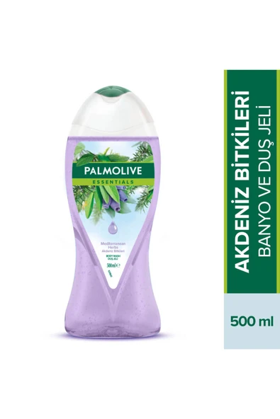 Palmolive Essentials Akdeniz Bitkileri Duş Jeli 500 ml ürün görseli 1