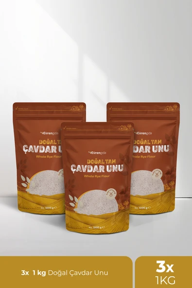Doğal Çavdar Unu (3x1 kg) ürün görseli 1