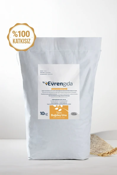 Doğal Tam Buğday Unu 10 KG ürün görseli 1