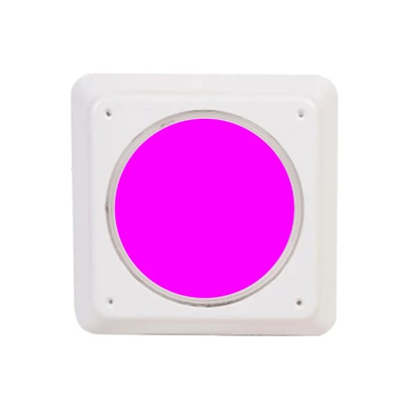 Slim Flat kare Sıva üstü Led Havuz Aydınlatma Ampülü lamba Mor 230mm x H33mm 30W ürün görseli 1