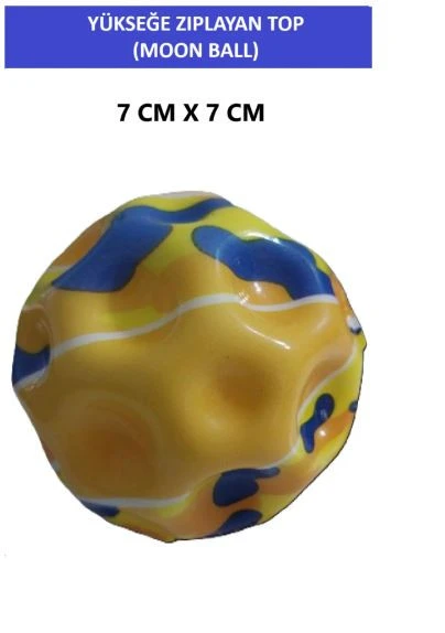 MOON BALL (YÜKSEĞE ZIPLAYAN TOP) SÜPER EĞLENCELİ UZAY TOPU-KAMUFLAJ DESENLİ- SPACE BALL BOUNCY BALL ürün görseli 1