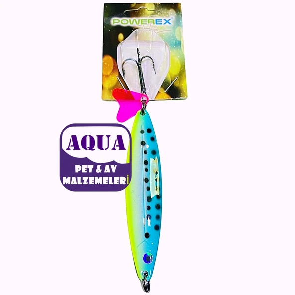 Turna Çinekop Kaşığı 25 gram 8,7 cm.- Powerex Striker X Lüfer Palamut Turna Çinekop 25 gr. 8,7 cm. 7505 Metal Kaşık Sahte Yem ürün görseli 1