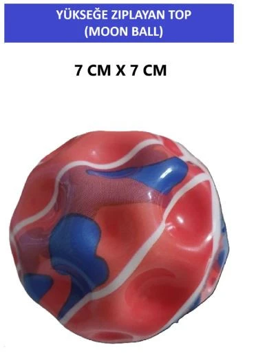 MOON BALL (YÜKSEĞE ZIPLAYAN TOP) SÜPER EĞLENCELİ UZAY TOPU-KAMUFLAJ DESENLİ- SPACE BALL BOUNCY BALL ürün görseli 1