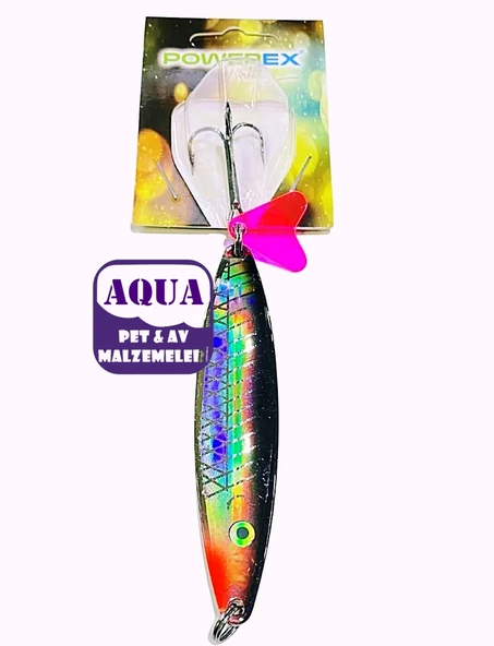Turna Çinekop Kaşığı 25 gram 8,7 cm.- Powerex Striker X Lüfer Palamut Turna Çinekop 25 gr. 8,7 cm. 7506 Metal Kaşık Sahte Yem ürün görseli 1