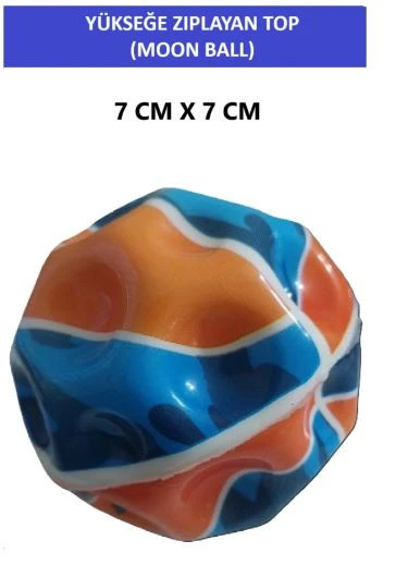 MOON BALL (YÜKSEĞE ZIPLAYAN TOP) SÜPER EĞLENCELİ UZAY TOPU-KAMUFLAJ DESENLİ- SPACE BALL BOUNCY BALL ürün görseli 1