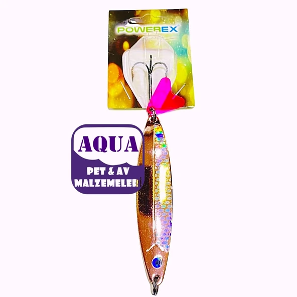Turna Çinekop Kaşığı 25 gram 8,7 cm.- Powerex Striker X Lüfer Palamut Turna Çinekop 25 gr. 8,7 cm. 7511 Metal Kaşık Sahte Yem ürün görseli 1