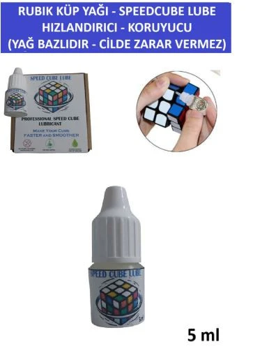 Zeka Küpü Yağı - 5 ml - Non-toxıc Speedcube Lubrıcant - Hızlandırıcı Ve Koruyucu Küp Yağı- Lube ürün görseli 1