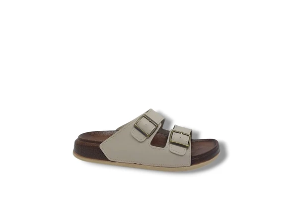 Witta 55201 Unisex Bej Tokalı Günlük Kullanım Terlik ürün görseli 1