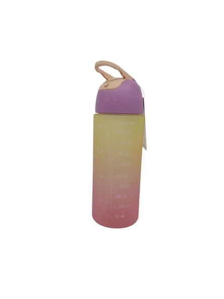 Vicco QUİCK Su Matarası Kilitli Kapak Tritan Matara Suluk 500 ML PEMBE ürün görseli 1
