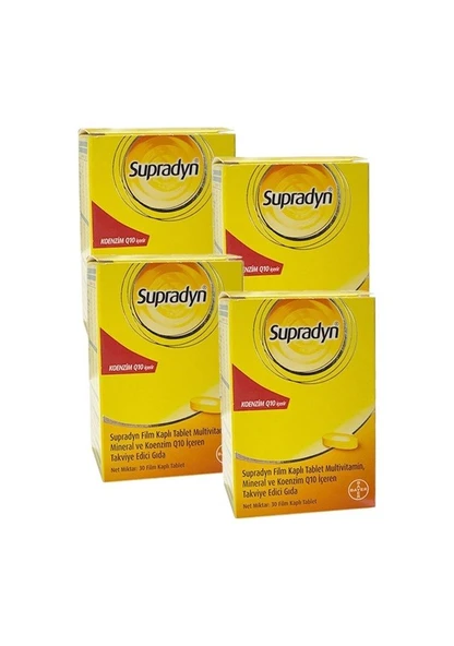 Supradyn Daily Koenzim Q10 30 Tablet 4'lü ürün görseli 1