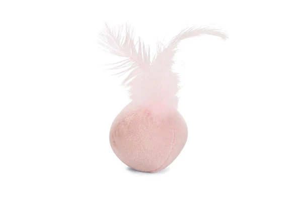 Beeztees Peluş Tüylü Yavru Kedi Oyuncağı 5cm Pembe ürün görseli 1