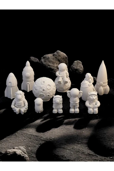 sharp&art Sevimli Kahramanlar Uzayda Taş Boyama Seti-okul Ve Ev Etkinliği...12 Renk Boya... ürün görseli 1