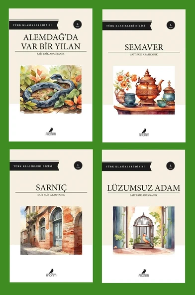 Sait Faik Abasıyanık (Alemdağ'da Var Bir Yılan-Semaver-Lüzumsuz Adam-Sarnıç) ürün görseli 1