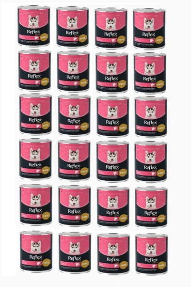 Reflex Plus Pate İçinde Et Parçacıklı Yavru Köpek Maması 395 Gr*24 ADET ürün görseli 1