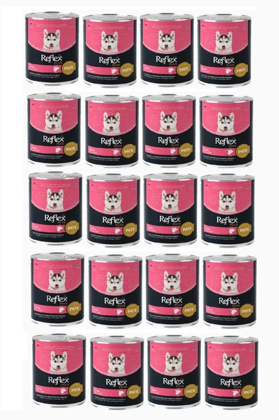 Reflex Plus Pate İçinde Et Parçacıklı Yavru Köpek Maması 395 Gr*20 Adet ürün görseli 1