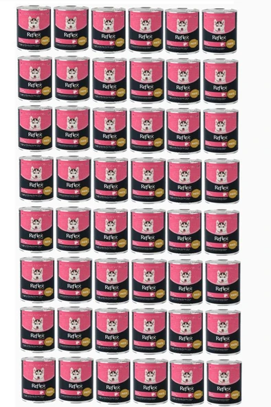 Reflex Plus Pate İçinde Et Parçacıklı Yavru Köpek Maması 395 Gr*48 Adet ürün görseli 1