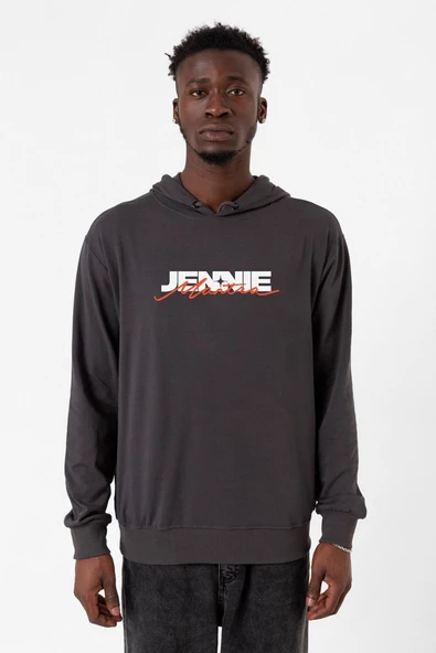 Jennie Mantra Füme Erkek 2ip Kapşonlu ürün görseli 1