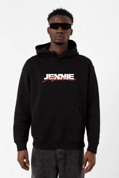 Jennie Mantra Siyah Erkek 3ip Kapşonlu Sweatshirt ürün görseli 1