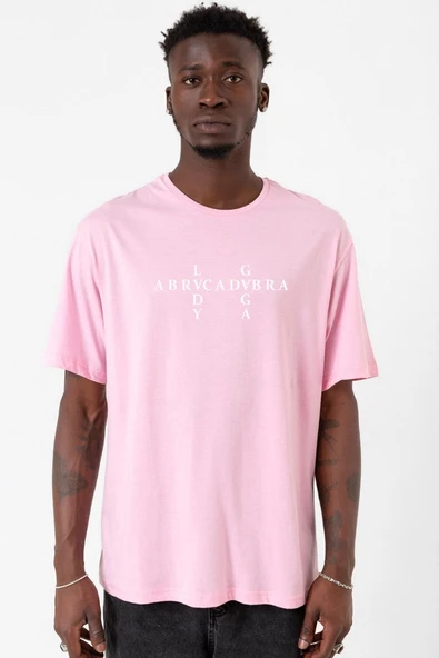 Lady Gaga Abracadabra Pembe Erkek Oversize Tshirt ürün görseli 1