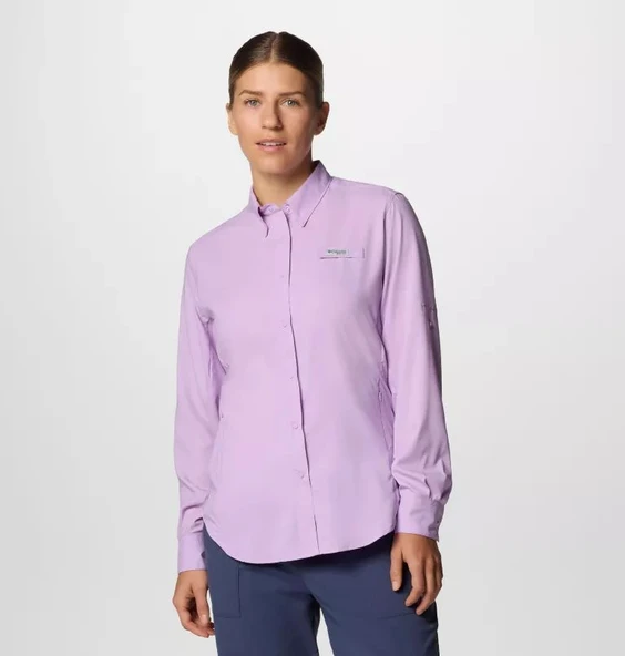 Columbia Womens Tamiami II LS Shirt Kadın Uzun Kollu Gömlek FL7278 ürün görseli 1