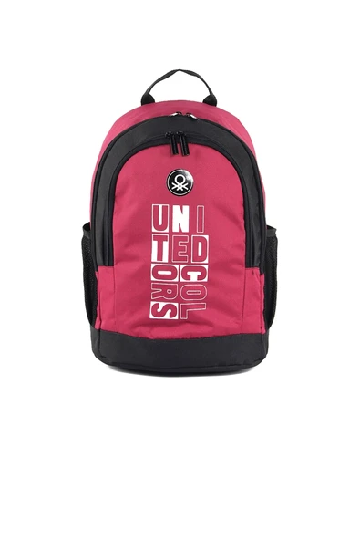 United Colors Of Benetton Kırmızı-Siyah  Unisex Okul Çantası 04296 ürün görseli 1