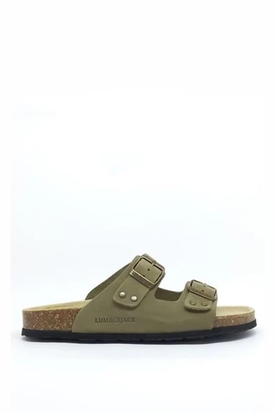 LUMBERJACK JOLIE NU 4FX HAKİ HAKİKİ DERİ COMFORT CASUAL TOKALI TERLİK ürün görseli 1