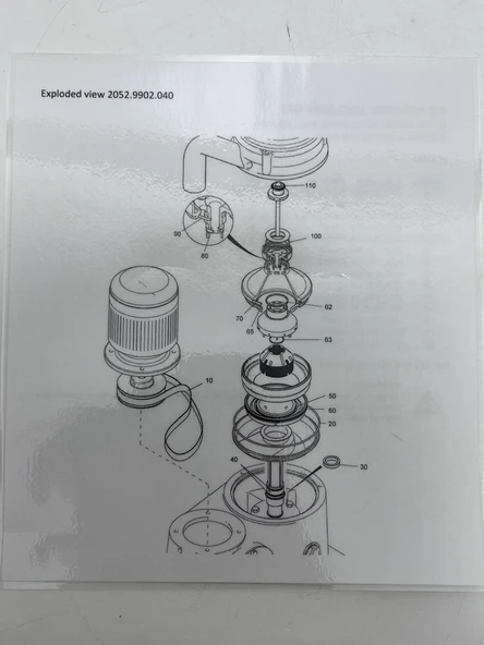 Westfalia Separatör OSD2 Conta Seti 2052.9902.040 - Resim 7