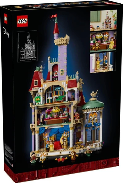 LEGO 43263 Güzel ve Çirkin Kalesi ürün görseli 1