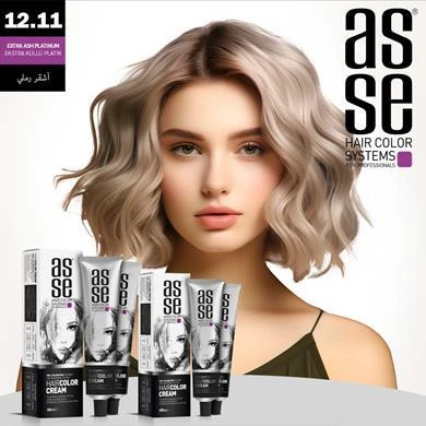 Asse 60 Ml Tüp Saç Boyası 12.11 Extra Küllü Platin + 50 Ml Oksidan Sıvısı ürün görseli 1