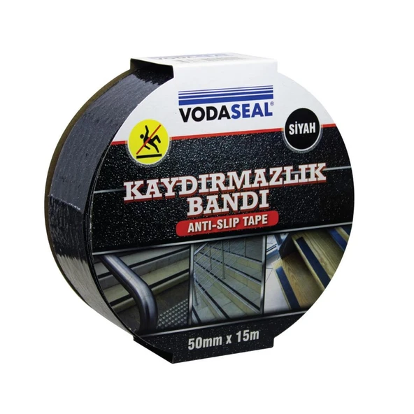 Vodaseal Kaydırmazlık Bandı 50mmx15m Siyah ürün görseli 1