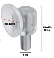 RAF PİMİ VANTUZLU NATUREL 5 MM - Resim 2