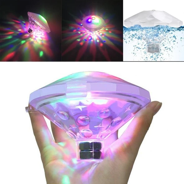 Sualtı Gece Lambası Banyo Yüzme Havuz Led Aydınlatma ürün görseli 1