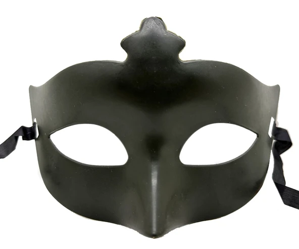 Haki Yeşil Renk Masquerade Kostüm Partisi Venedik Balo Maskesi ürün görseli 1