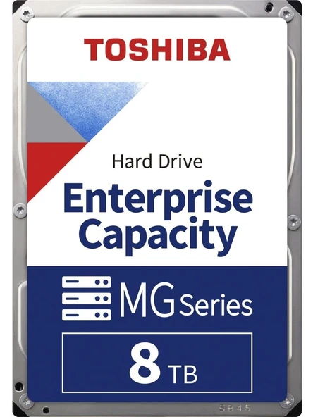 8TB TOSHIBA 7200R MG08 7/24 SATA 256MB MG10ADA800E ürün görseli 1