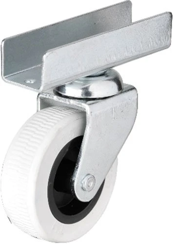 Hts 323 - 50x20 mm Gri Uzun U Tablalı Teker 4 Adet ürün görseli 1