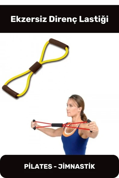 Direnç Lastiği Pemium Kas Açma Germe Güçlenme Spor Pilates Jimnastik Egzersiz ürün görseli 1