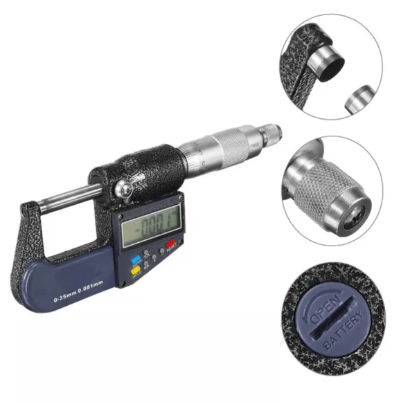 ELEKTRONİK DİJİTAL MİKROMETRE - Resim 3