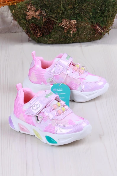 Vicco 346.P25Y.177 Pembe Gelato Hafif Rahat Işıklı Kız Çocuk Ayakkabı ürün görseli 1