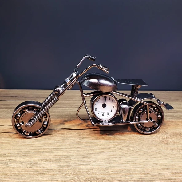 Masaüstü Dekoratif Metal Motor Saat ürün görseli 1