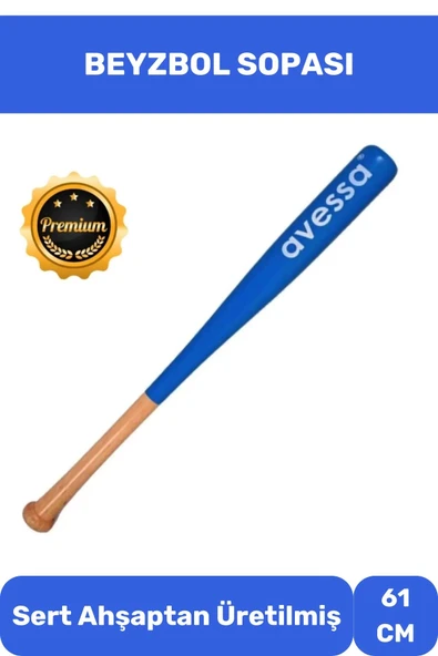 Ahşap 28 inc Beyzbol Sopası 61 Cm Premium Özel Üretim Mükemmel Kavrayışlı Kırılmaz Baseboll ürün görseli 1