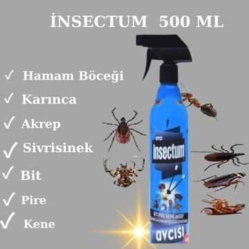 Haşere ilacı İnsectum 500 ml X 4 adet - Resim 2