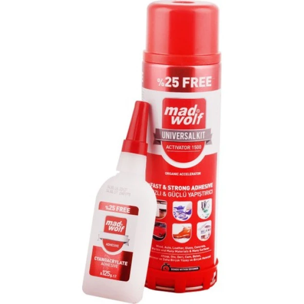 MADWOLF HIZLI YAPIŞTIRICI 500 ML + 125 MG ürün görseli 1