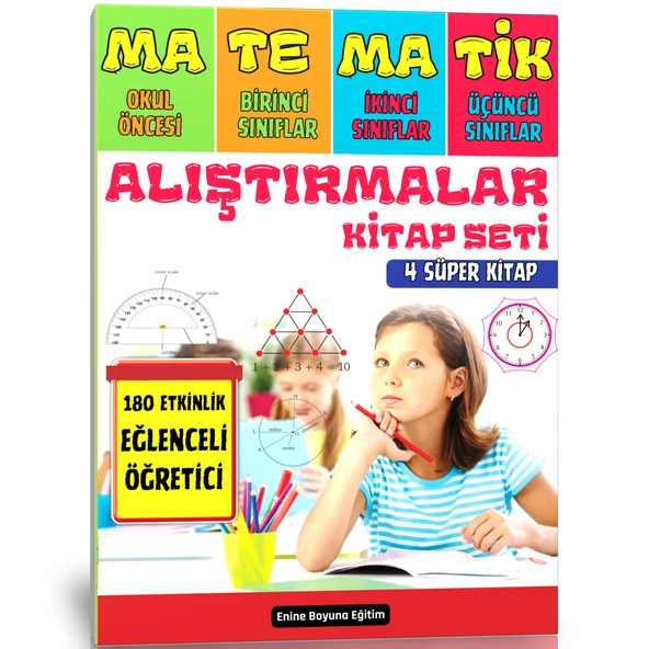 Matematik Alıştırmalar Kitap Seti (3-10 Yaş) ürün görseli 1