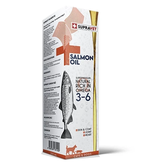 Supravet Salmon Oil Kedi Köpek Balık Yağı 200 Ml ürün görseli 1