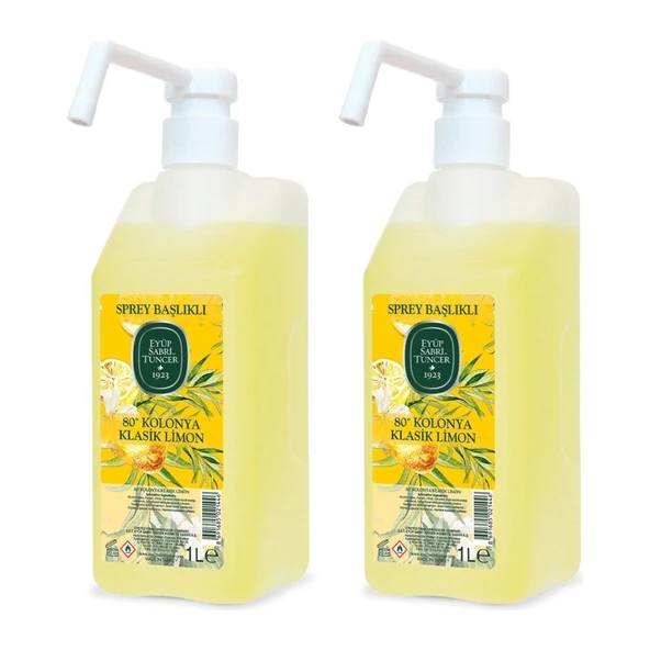 Klasik Limon Kolonyası Pompalı 1 lt x 2 ürün görseli 1