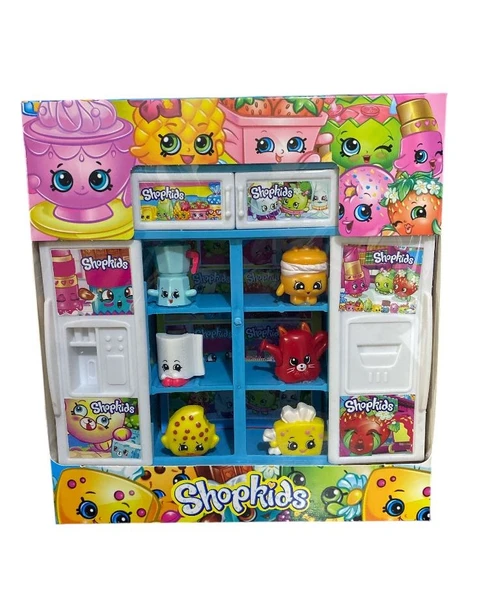 6 lı Shupkids Dolaplı Mini Fiğürler 0314 ürün görseli 1