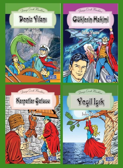 Ortaokul 5.ve 6.Sınıflar İçin Dünya Çocuk Klasikleri Seti 5 (4 Kitap) ürün görseli 1