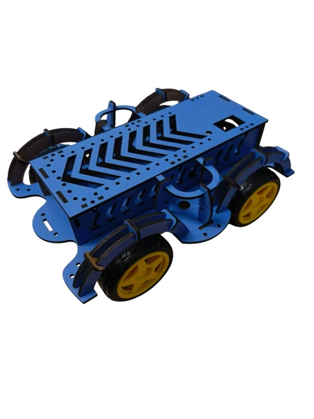 GÖZELER 4WD ROBOT ARAÇ ŞASESİ - Resim 2