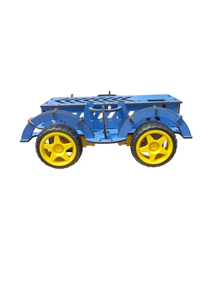 GÖZELER 4WD ROBOT ARAÇ ŞASESİ ürün görseli 1